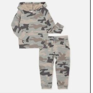 Wonder Nation Kids Camouflage Jogger Set,  Size: 3T